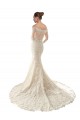 Tulle & Lace Off the Shoulder Chapel Train Long Sleeves Wedding Dress Southampton