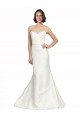 Satin & Lace Sweetheart Chapel Train Sleeveless Bridal Dress Southampton