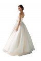 Soft Chiffon Strapless Long Sleeveless Wedding Dress Southampton