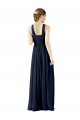 Princess Chiffon V-Neck Long Sleeveless Bridesmaid Gowns Southampton