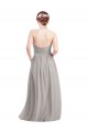 Open Back Soft Chiffon Halter Neck Long Sleeveless Evening Gowns / Bridesmaid Dress Southampton