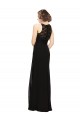 Soft Chiffon & Lace High Neck Long Sleeveless Bridesmaid Dress Southampton