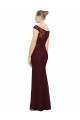 Soft Chiffon Bateau Neck Long Cap Sleeves Bridesmaid Dress Southampton
