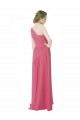 Mint Green Soft Chiffon One Shoulder Long Sleeveless Bridesmaid Dress Southampton