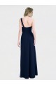 Low Back Soft Chiffon One Shoulder Long Sleeveless Bridesmaid Dress / Formal Dress Southampton
