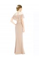 Soft Chiffon & Lace Off the Shoulder Long Sleeveless Prom Dress / Bridesmaid Dress Southampton