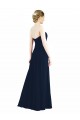 Smoke Green Soft Chiffon Sweetheart Long Sleeveless Bridesmaid Dress Southampton