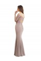 Keyhole Back Soft Chiffon & Lace Sweetheart Long Half Sleeves Bridesmaid Dress Southampton