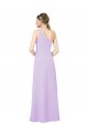 Lilac Soft Chiffon One Shoulder Long Sleeveless Formal Evening Gown / Bridesmaid Dress Southampton