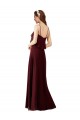 Chiffon Spaghetti Straps Long Sleeveless Bridesmaid Gowns Southampton