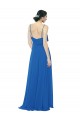 Royalty Soft Chiffon Spaghetti Straps Long Sleeveless Bridesmaid Dress Southampton
