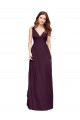 Chiffon V-Neck Long Sleeveless Evening Gowns / Bridesmaid Dresses Southampton