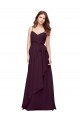 Soft Chiffon V-Neck Long Sleeveless Bridesmaid Dress / Formal Dress Southampton
