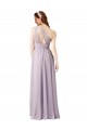 Chiffon One Shoulder Long Floor Length Sleeveless Bridesmaid Dress Southampton