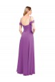 Soft Chiffon Sweetheart Long Cold Shoulder Bridesmaid Dress Southampton