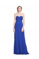 Soft Chiffon Sweetheart Long Sleeveless Bridesmaid Gown Southampton