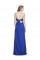 Soft Chiffon Sweetheart Long Sleeveless Bridesmaid Gown Southampton