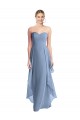 Chiffon Sweetheart Long Sleeveless Formal Dress / Bridesmaid Dress Southampton