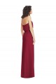 Low Back Soft Chiffon Sweetheart Long Sleeveless Formal Dress / Bridesmaid Dress Southampton
