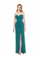Hunter Soft Chiffon Sweetheart Long Sleeveless Bridesmaid Dress Southampton