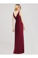 Mermaid Chiffon Sweetheart Long Sleeveless Bridesmaid Dress Southampton