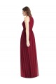 Lilac Soft Chiffon Halter Neck Long Sleeveless Bridesmaid Dress Southampton
