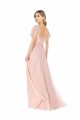 Soft Chiffon Square Neck Long Cap Sleeves Formal Dress / Bridesmaid Dress Southampton