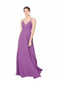 Open Back Dahlia Soft Chiffon Sweetheart Long Sleeveless Formal Dress / Bridesmaid Dress Southampton