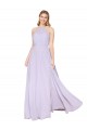 Soft Chiffon Halter Neck Long Sleeveless Formal Evening Gown / Prom Dress / Bridesmaid Dress Southampton
