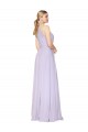 Soft Chiffon Halter Neck Long Sleeveless Formal Evening Gown / Prom Dress / Bridesmaid Dress Southampton
