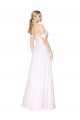 Soft Chiffon Off the Shoulder Long Sleeveless Formal Evening Gown / Prom Dress / Bridesmaid Dress Southampton