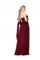 A-Line Soft Chiffon Sweetheart Long Sleeveless Formal Evening Gown / Prom Dress / Bridesmaid Dress Southampton