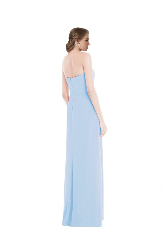A-Line Soft Chiffon Sweetheart Long Sleeveless Formal Dress / Bridesmaid Dress Southampton