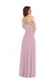 Soft Chiffon Sweetheart Long Sleeveless Black Tie Evening Gown / Bridesmaid Dress Southampton