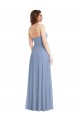 Soft Chiffon Strapless Long Sleeveless Semi Formal Evening Dress / Bridesmaid Dress Southampton