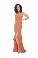 V-Back Soft Chiffon Square Neck Long Sleeveless Bridesmaid Dress Southampton