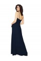 Low Back Chiffon V-Neck Long Sleeveless Bridesmaid Dress / Formal Dress Southampton