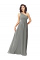 Wisteria Soft Chiffon One Shoulder Long Sleeveless Bridesmaid Dress Southampton