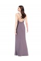 Open Back Soft Chiffon Sweetheart Long Sleeveless Formal Evening Gown / Bridesmaid Dress Southampton