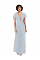 Soft Chiffon V-Neck Long Cap Sleeves Bridesmaid Dress / Formal Dress Southampton