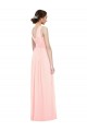 Luxe Chiffon V-Neck Long Sleeveless Bridesmaid Dress Southampton