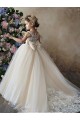 Tulle & Lace Sweetheart Chapel Train Sleeveless Flower Girl Dresses Southampton
