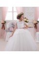 Tulle & Lace Sweetheart Long Sleeveless Flower Girl Dress Southampton