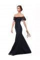 Lace Off the Shoulder Long Flutter Sleeves Prom Dress / Bridesmaid Dress Southampton