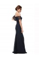Lace Off the Shoulder Long Flutter Sleeves Prom Dress / Bridesmaid Dress Southampton