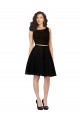 Lace Jewel Neck Knee Length Sleeveless Bridesmaid Dress Southampton