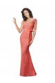 Open Back Lace V-Neck Long Sleeveless Bridesmaid Dress Southampton