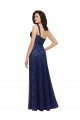 Low Back Lace V-Neck Long Sleeveless Bridesmaid Dress Southampton