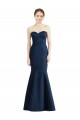 Satin Sweetheart Long Floor Length Sleeveless Bridesmaid Dress Southampton