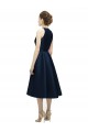 Satin Halter Neck Tea Length Sleeveless High Low Bridesmaid Dress Southampton